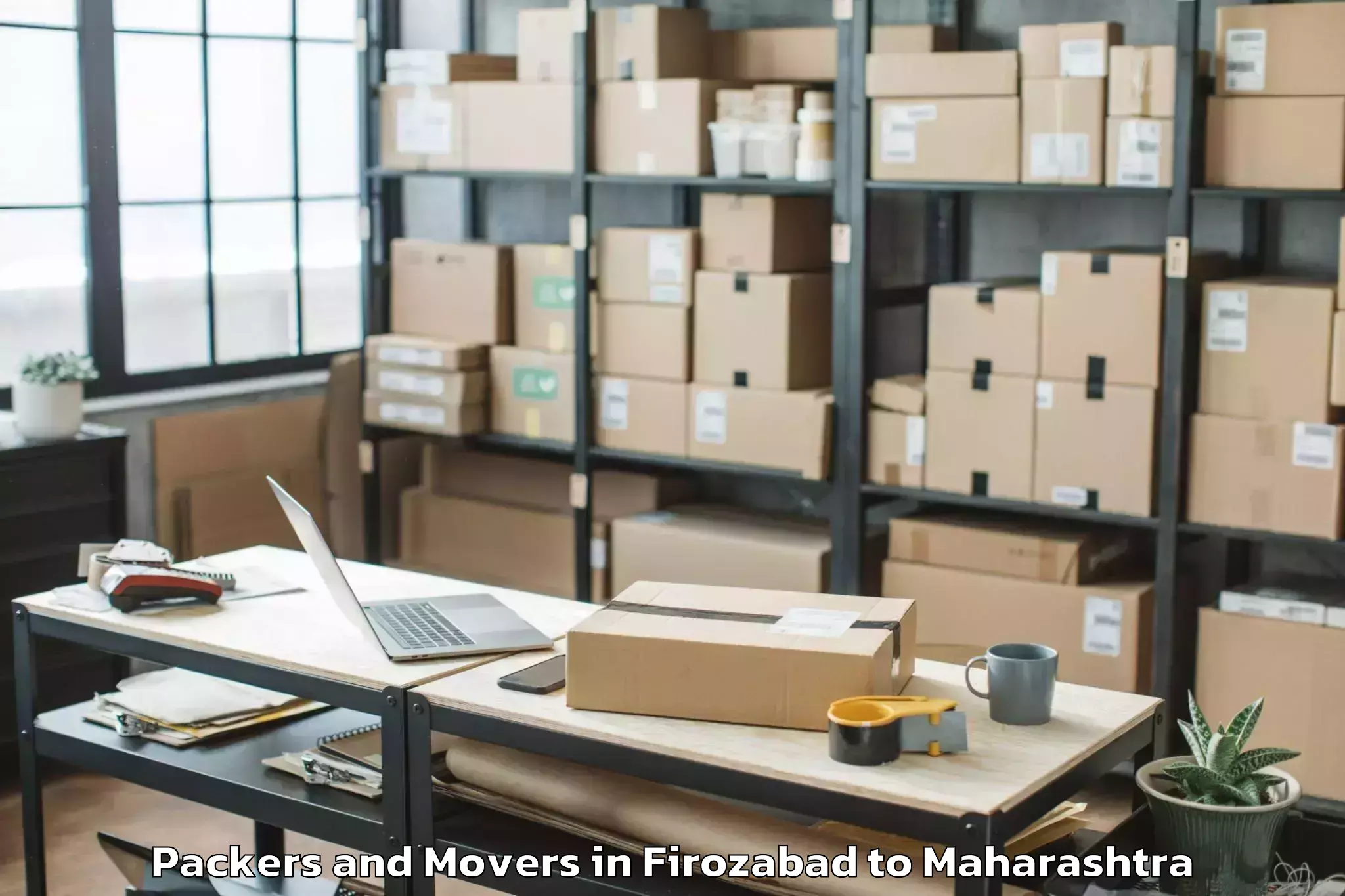 Book Firozabad to Patoda Packers And Movers Online